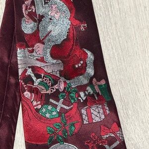 Hallmark Santa Christmas Tie
